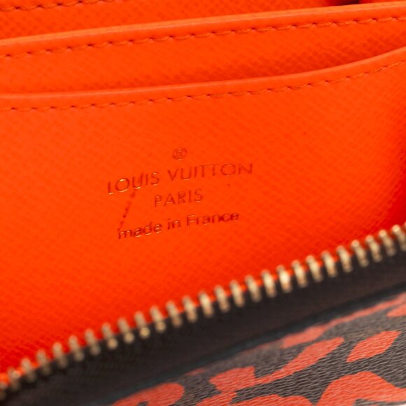 Louis Vuitton Zippy Orange Monogram Graffiti Coin Purse - Picture 9 of 11